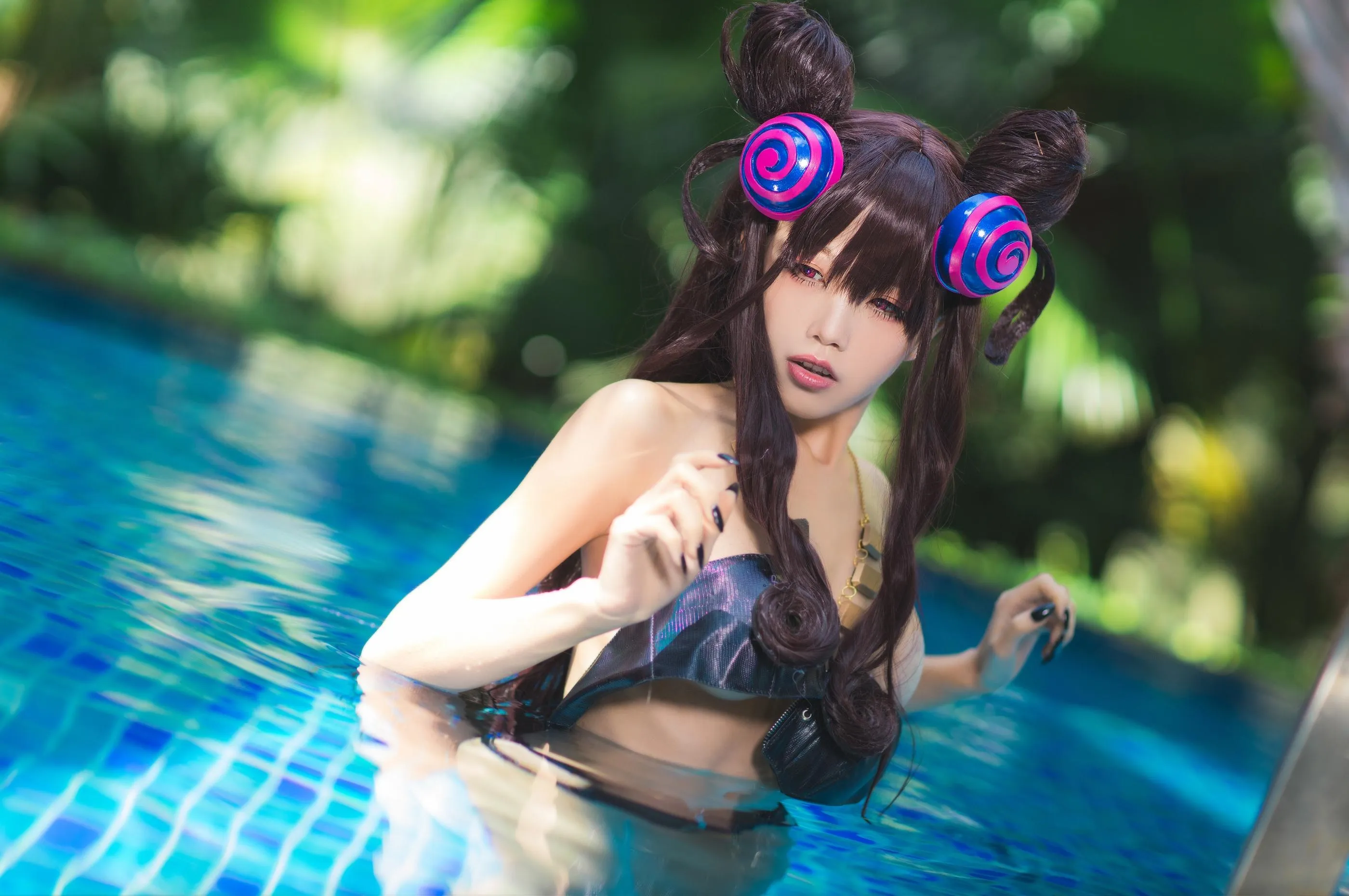 水淼 – NO.42 紫式部水着Ver [41P]插图8